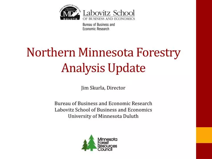 northern minnesota forestry analysis update