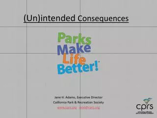 un intended consequences