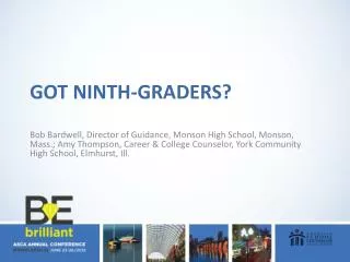 Got Ninth-Graders?