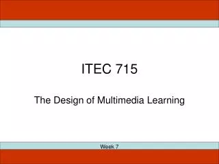 ITEC 715