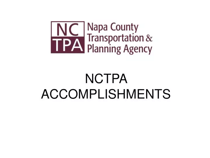 nctpa accomplishments
