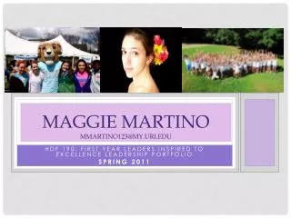 Maggie Martino Mmartino123@my.uri.edu