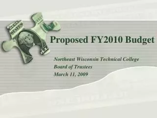 Proposed FY2010 Budget