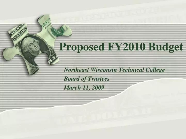 proposed fy2010 budget