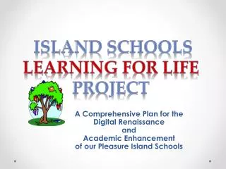 A Comprehensive Plan for the Digital Renaissance and Academic Enhancement of our Pleasure Island Schools