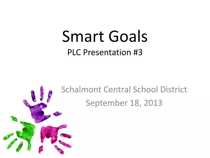 smart goals plc presentation 3