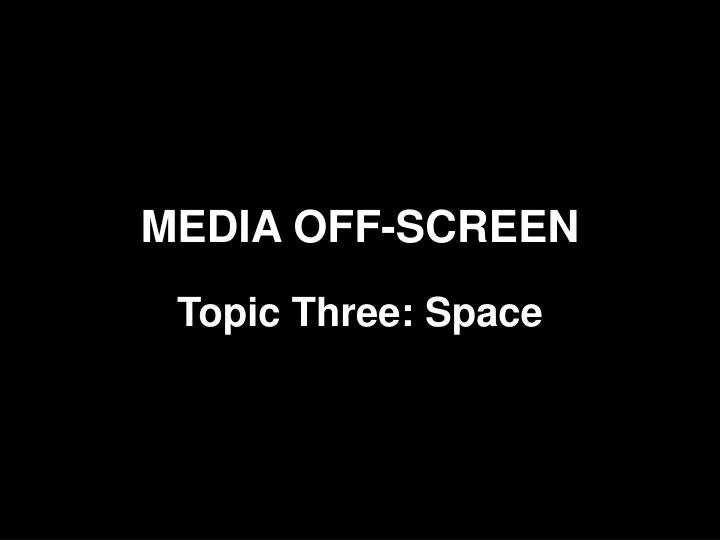 media off screen