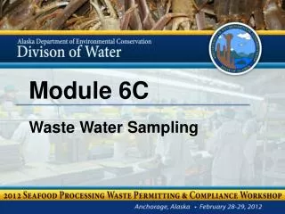 Module 6C Waste Water Sampling