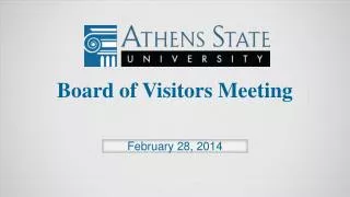 Board of Visitors Meeting