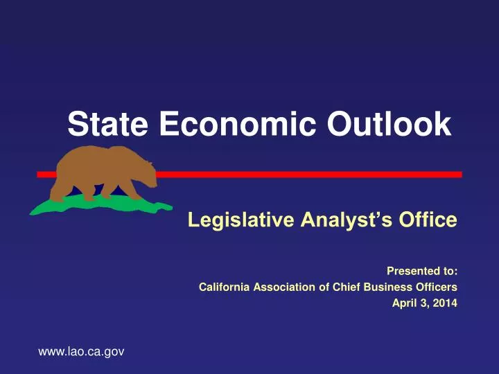 state economic outlook