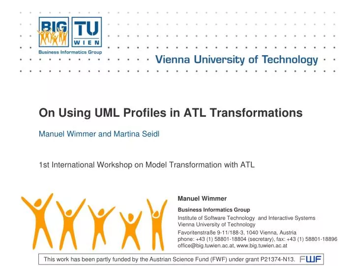 on using uml profiles in atl transformations