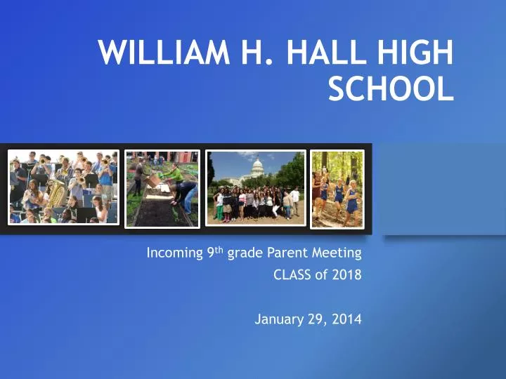 william h hall high school