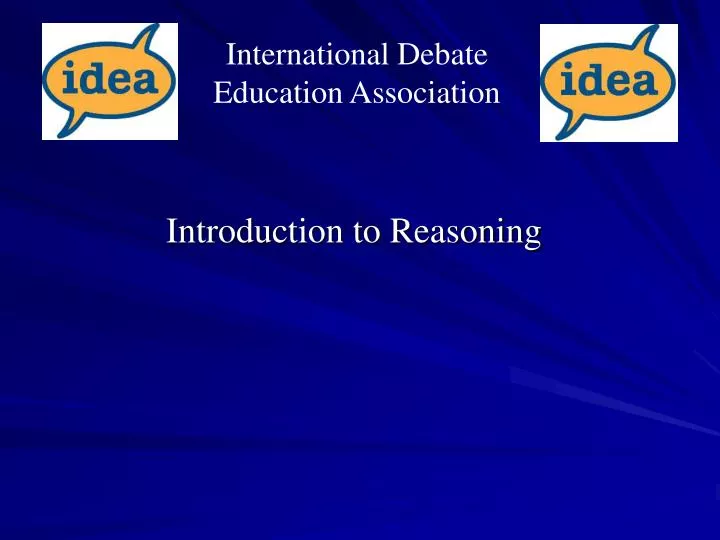 introduction to reasoning