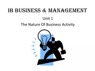 IB Business &amp; Management
