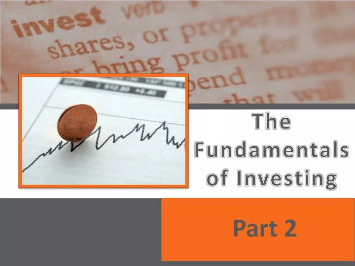 the fundamentals of investing