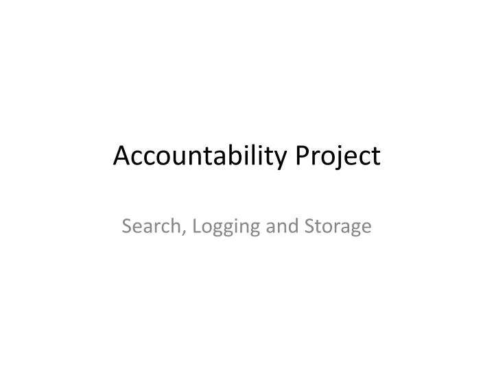 accountability project