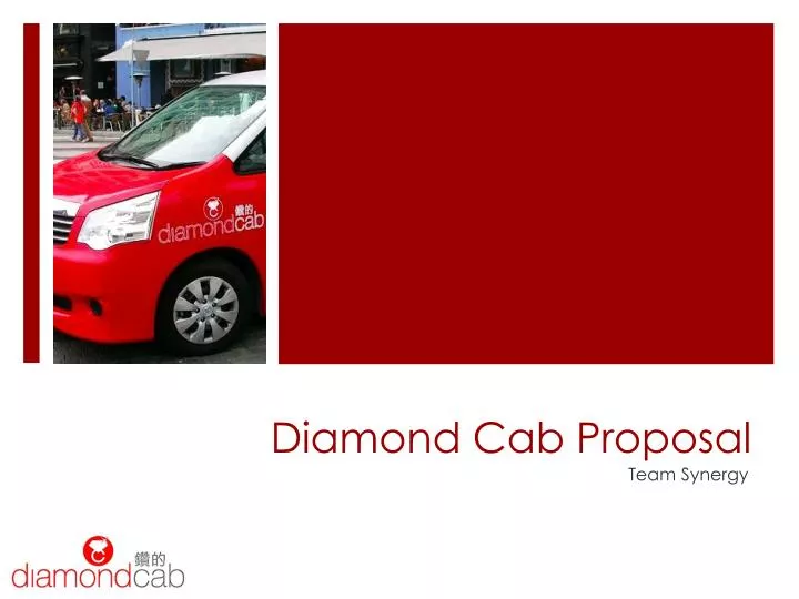 diamond cab proposal