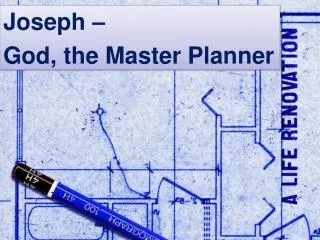 God the Great Planner
