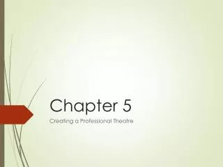 Chapter 5