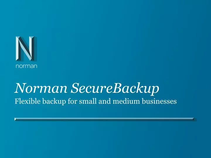 norman securebackup