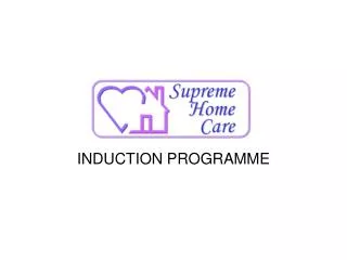 INDUCTION PROGRAMME