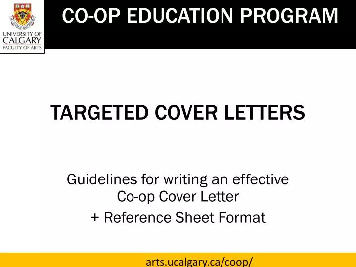 targeted cover letters