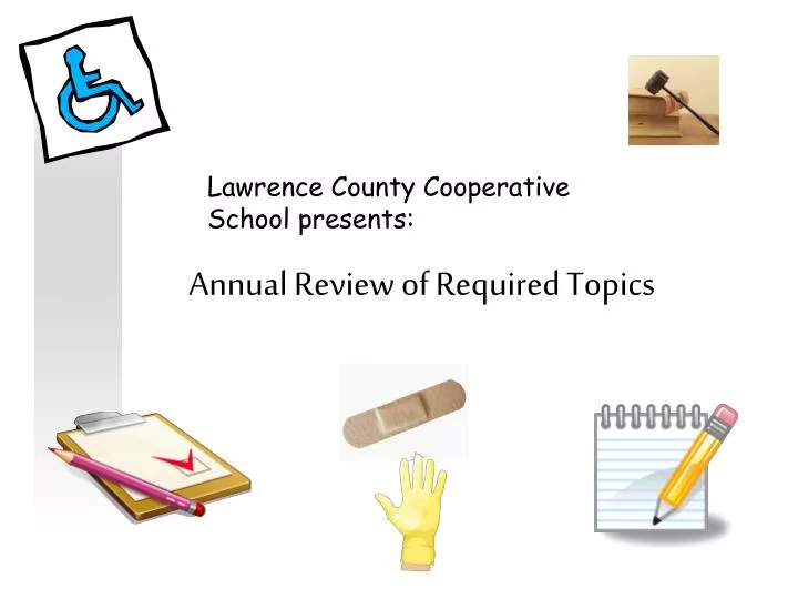 annual review of required topics