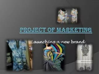 Project of marketing