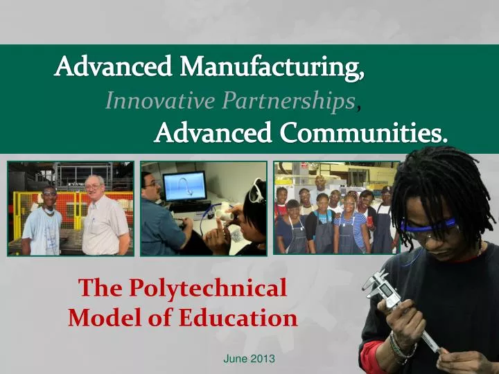 advanced manufacturing innovative partnerships advanced communities