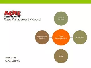 Acme Corp Case Management Proposal