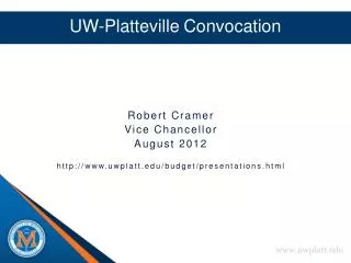 UW-Platteville Convocation
