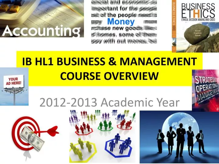 ib hl1 business management course overview