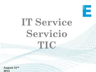 IT Service Servicio TIC