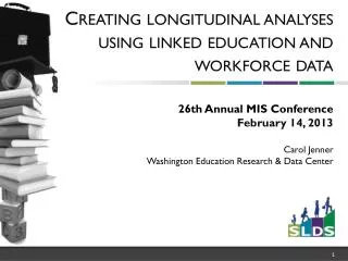 Creating longitudinal analyses using linked education and workforce data