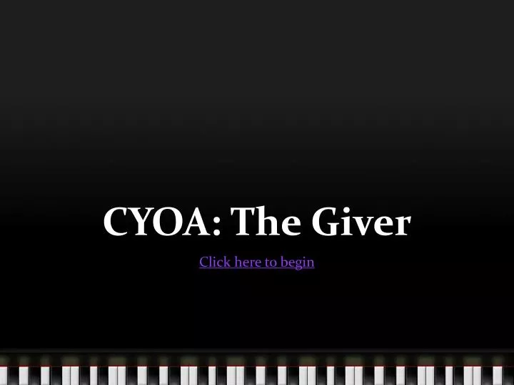 cyoa the giver