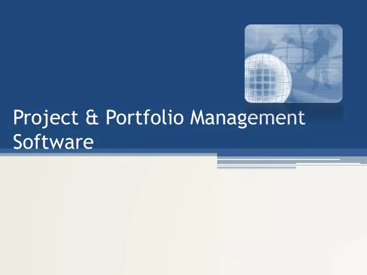 project portfolio management software