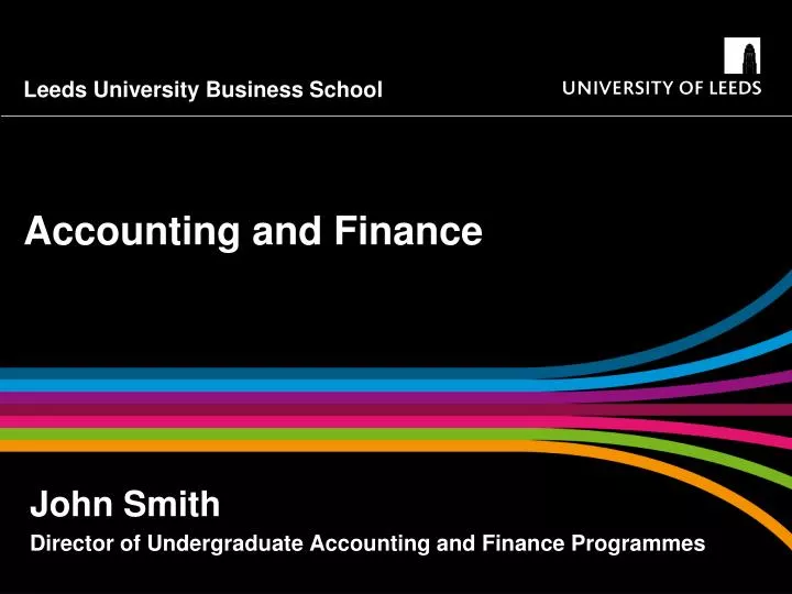 accounting and finance