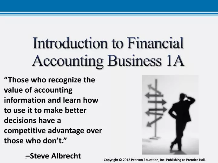 introduction to financial accounting business 1a