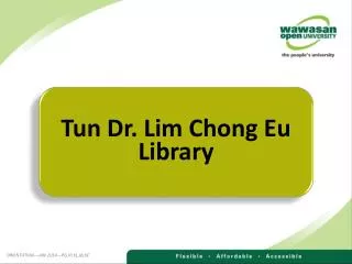 Tun Dr. Lim Chong Eu Library