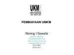 PEMBIAYAAN UMKM - slide 1