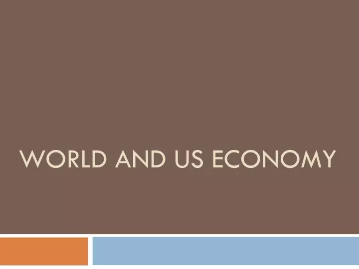 world and us economy