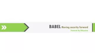 BABEL Moving security forward