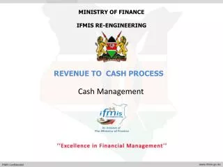 MINISTRY OF FINANCE IFMIS RE-ENGINEERING