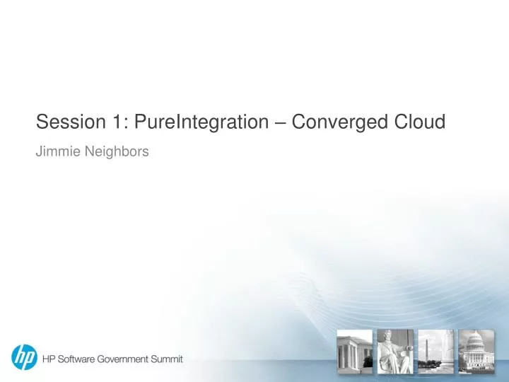 session 1 pureintegration converged cloud