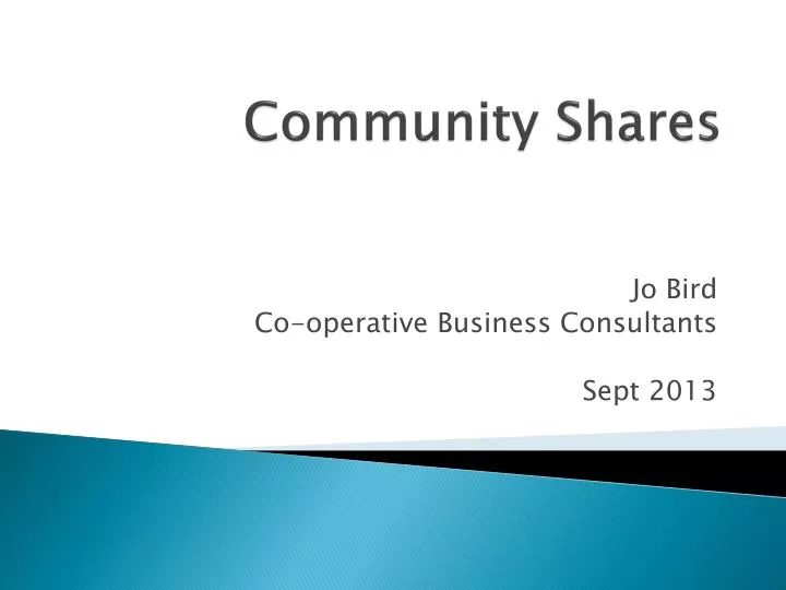 community shares