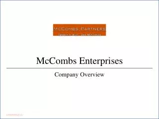 McCombs Enterprises