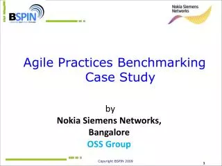 Agile Practices Benchmarking Case Study