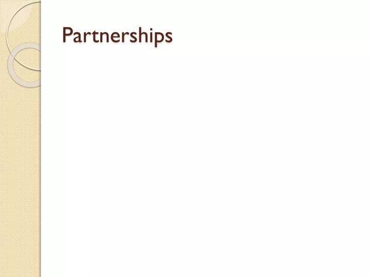 partnerships