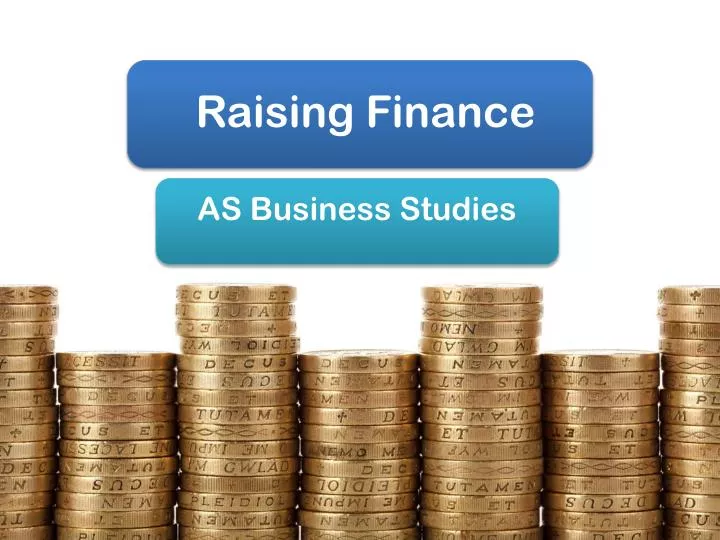 raising finance