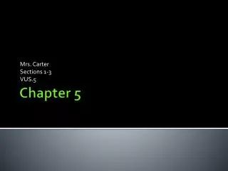 Chapter 5